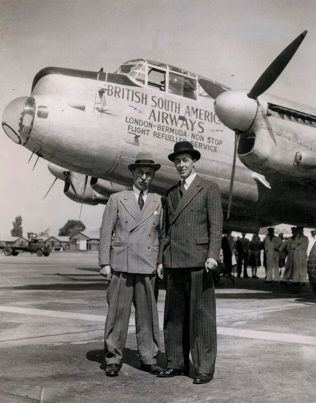 Sir alan john cobham; donald clifford tyndall bennett npg x184321