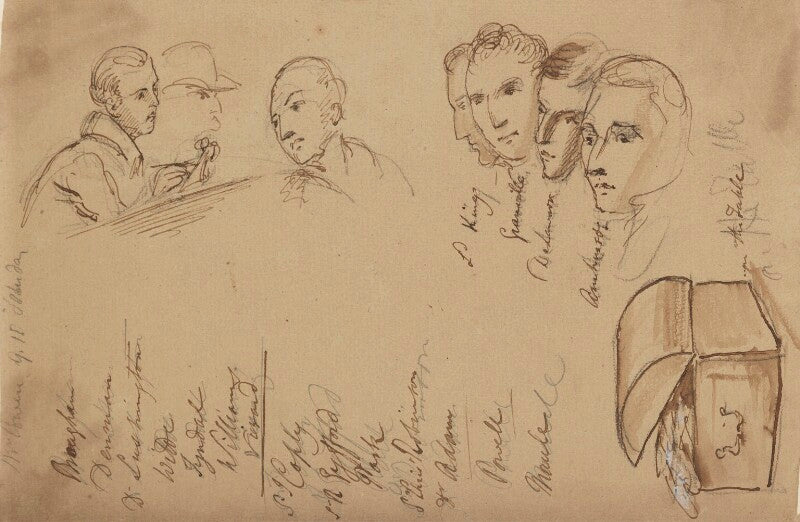 Various heads including 7th baron king of ockham, 1st earl granville, 5th earl de la warr and 1st earl amherst of arracan npg 2662(20)