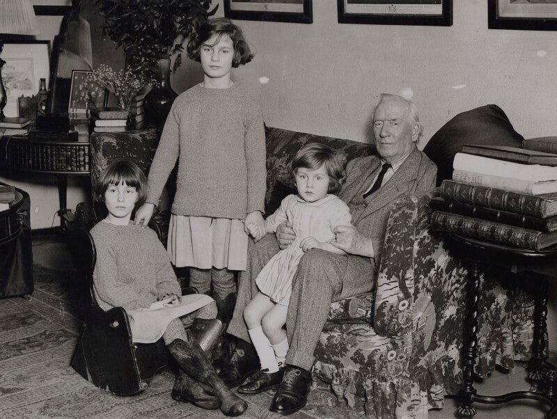 Herbert henry asquith, 1st earl of oxford and asquith and his grandchildren npg x184089