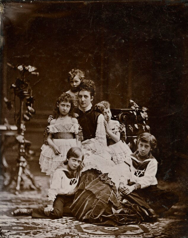 Alexandra of denmark with her children npg x136646
