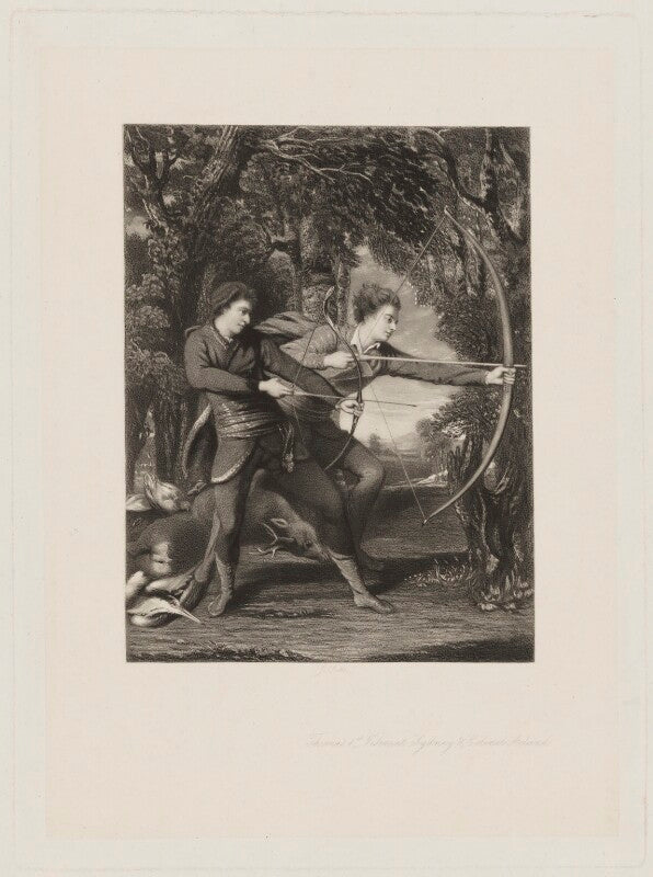 The archers (john dyke acland; dudley alexander sydney cosby, baron sydney) npg d40879