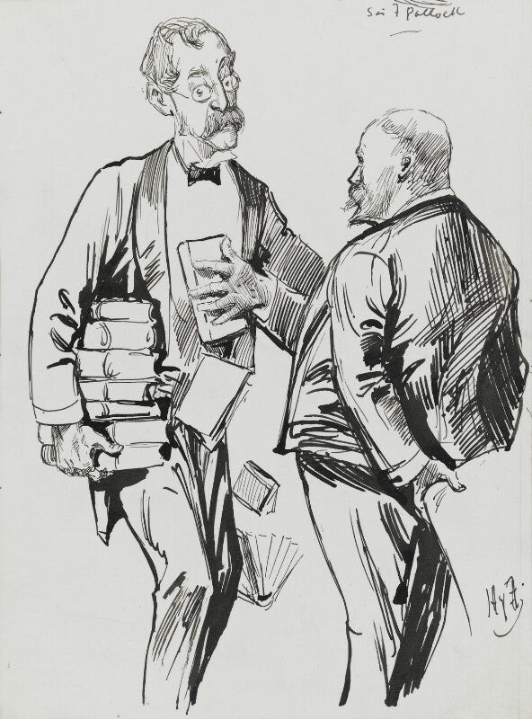 Sir frederick pollock, 3rd bt; harry furniss npg 3599