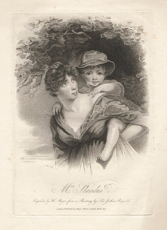 Esther jane sheridan (née ogle); charles sheridan npg d5975