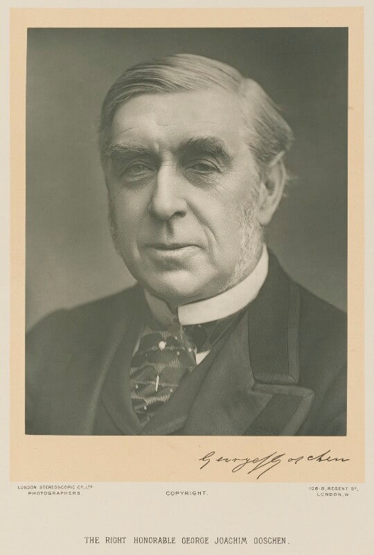 George joachim goschen, 1st viscount goschen npg ax15974