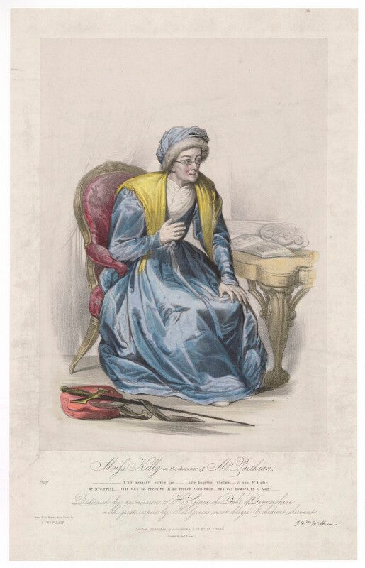 Frances ('fanny') maria kelly as mrs parthian npg d36780