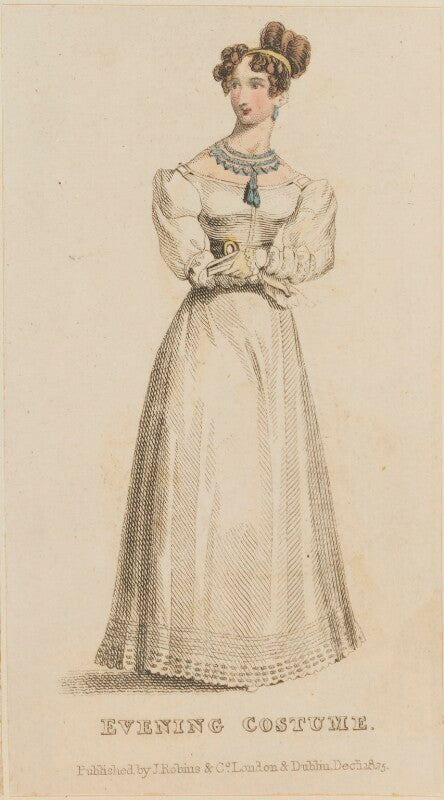 'evening costume', december 1825 npg d47571