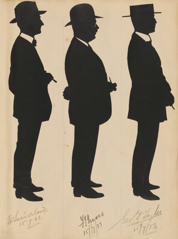 A.w. sunderland; f.l. isaacs; george f. taylor npg d46600