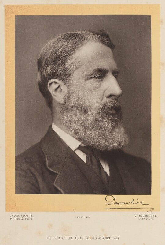 Spencer compton cavendish, 8th duke of devonshire npg ax16070