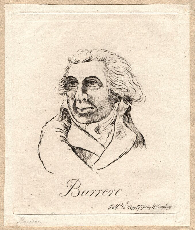 Richard brinsley sheridan ('barrere') npg d9940
