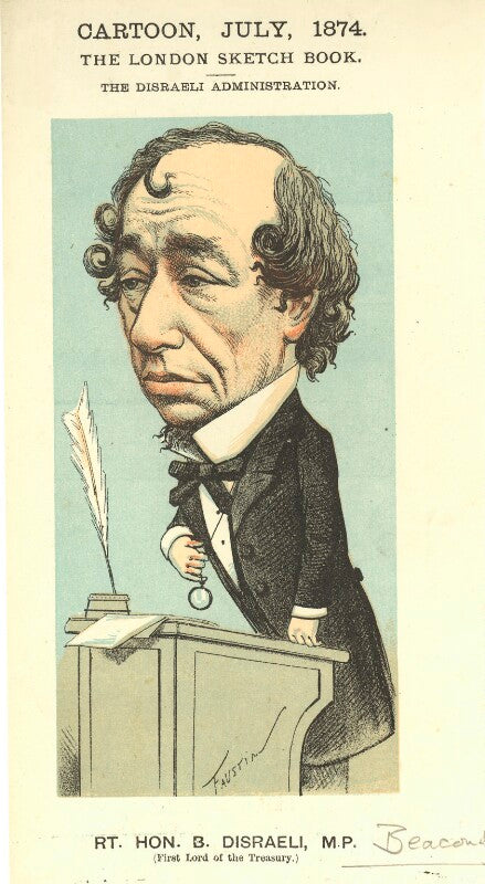 Benjamin disraeli, earl of beaconsfield npg d23024