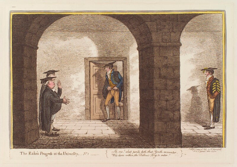 'the rake's progress at the university, no 1' npg d12874