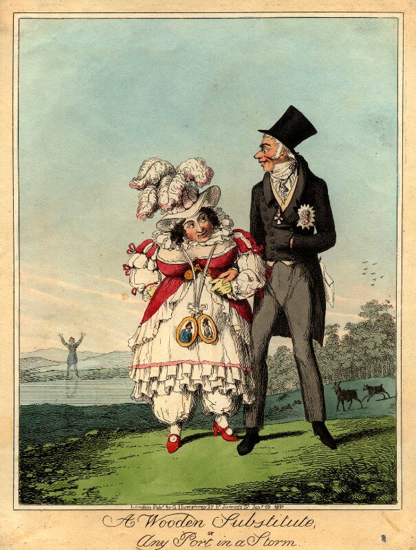 A wooden substitute, or any port in a storm npg d10847