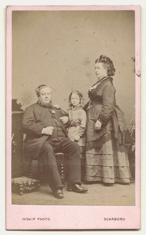 Unknown man with his wife and son npg x26537