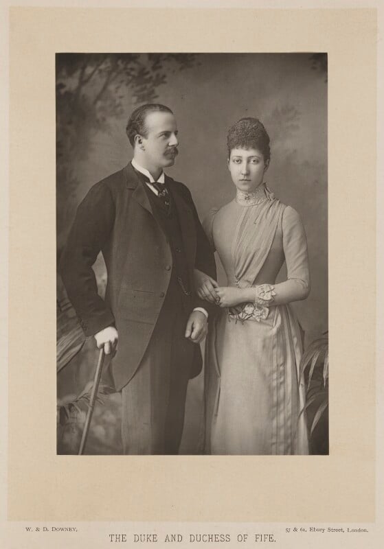Alexander william george duff, 1st duke of fife; princess louise, duchess of fife npg ax14720