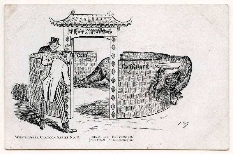 John bull, brother jonathan and the russian bear npg d42282