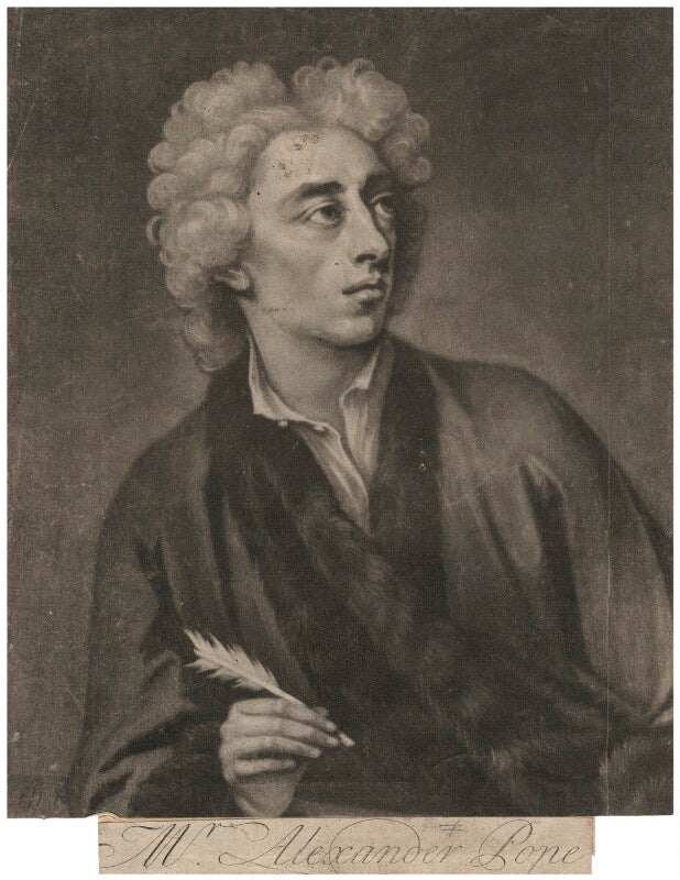 Alexander pope npg d3934