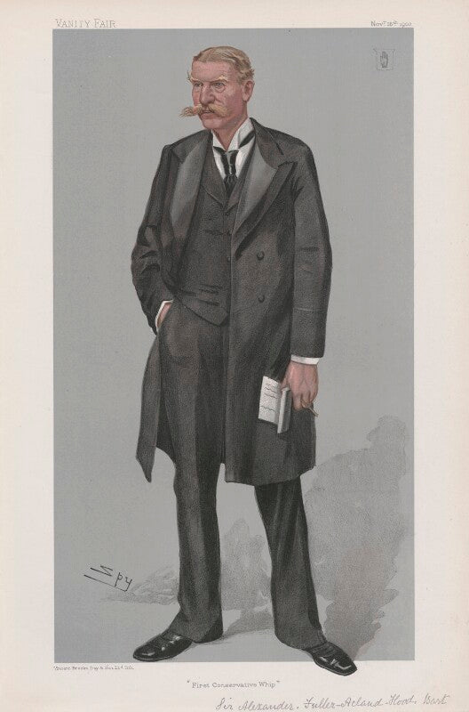 Alexander fuller acland hood, 1st baron st audries ('statesmen. no. 760. "first conservative whip"') npg d45198