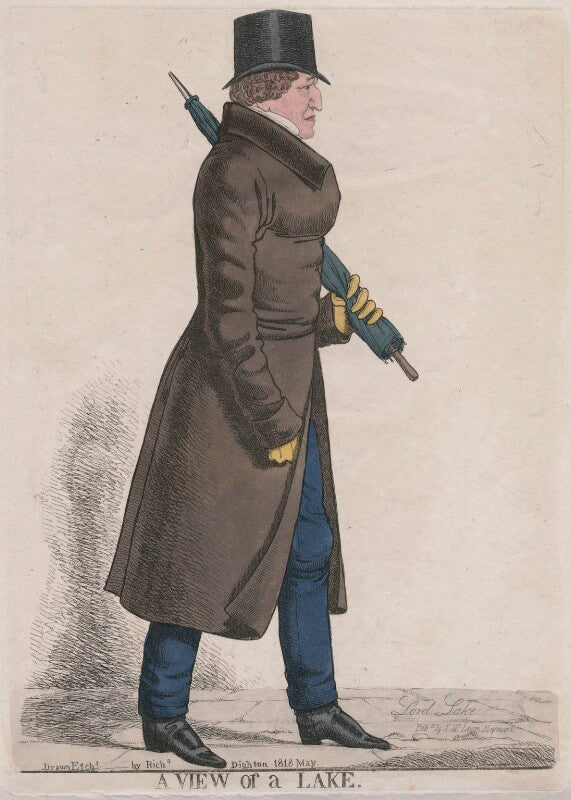 Gerard lake, 1st viscount lake ('a view of a lake') npg d13391