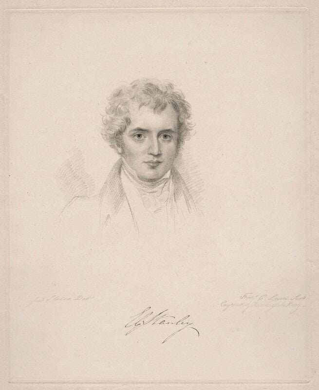 Edward stanley, 14th earl of derby npg d20625