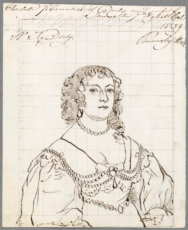 Charlotte stanley (née de la trémoille), countess of derby npg d23094