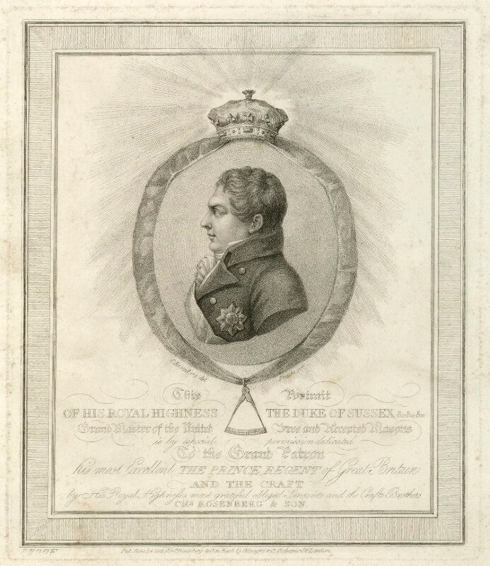 Prince augustus frederick, duke of sussex npg d33235