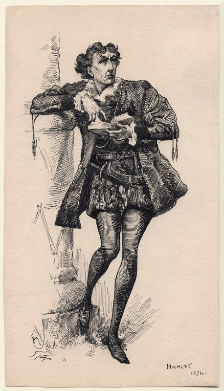 Sir henry irving as hamlet npg d82