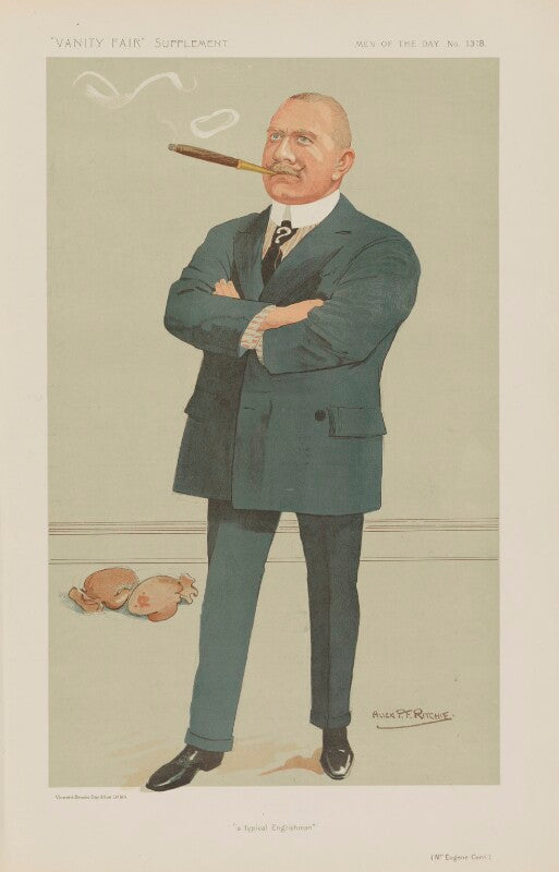 Eugene corri ('men of the day. no. 1308. "a typical englishman."') npg d45649