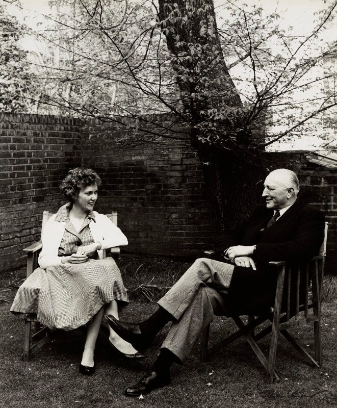 Gloria jean irene dunn (née hill), lady cottesloe; john walgrave halford fremantle, 4th baron cottesloe npg x132790