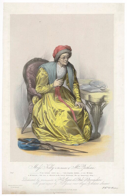 Frances ('fanny') maria kelly as mrs parthian npg d36783