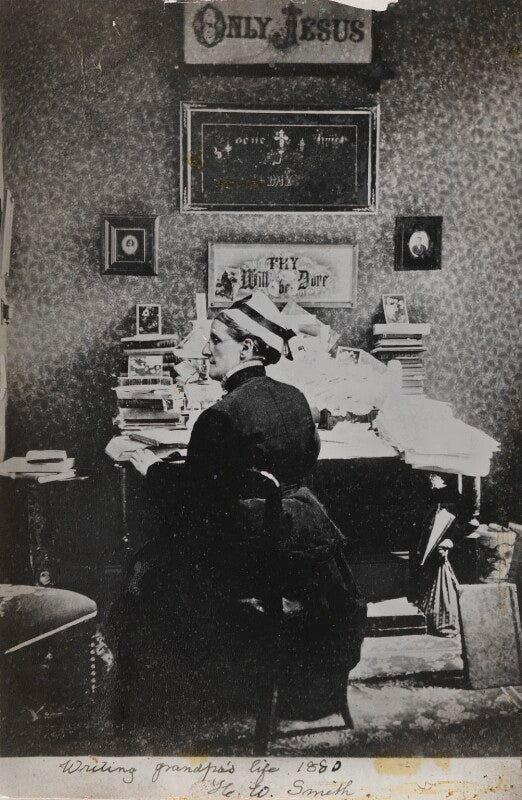 'writing grandpa's life' (hannah tatum smith (née whitall)) npg ax160630