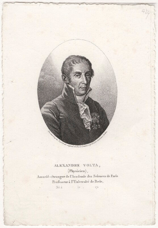 Count alessandro giuseppe anastasio volta npg d1244