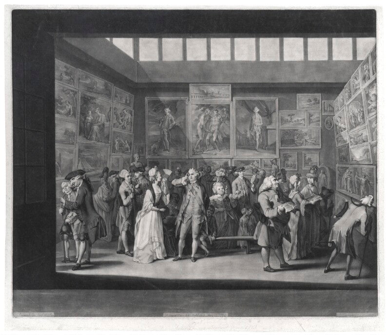 The exhibition of the royal academy of painting in the year 1771 npg d21302