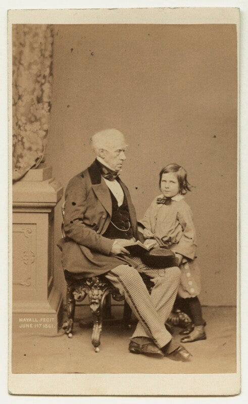 Henry brougham, 1st baron brougham and vaux with his nephew npg x132275