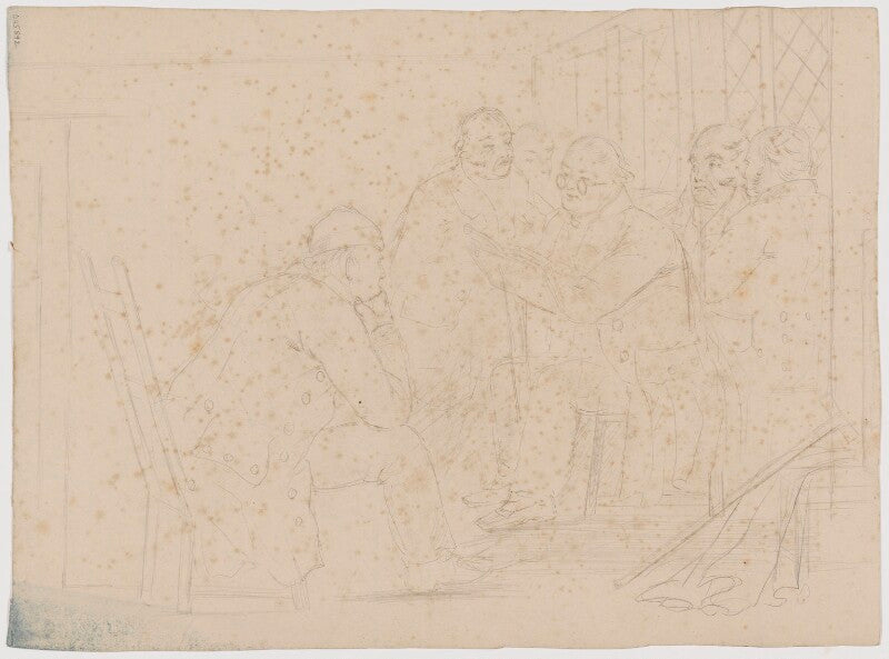 Five unknown sitters npg d45892