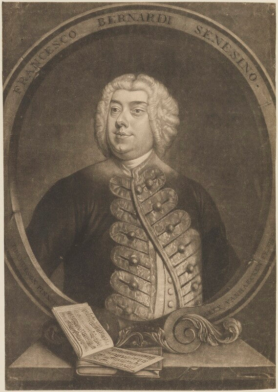 Francesco bernardi ('senesino') npg d14301