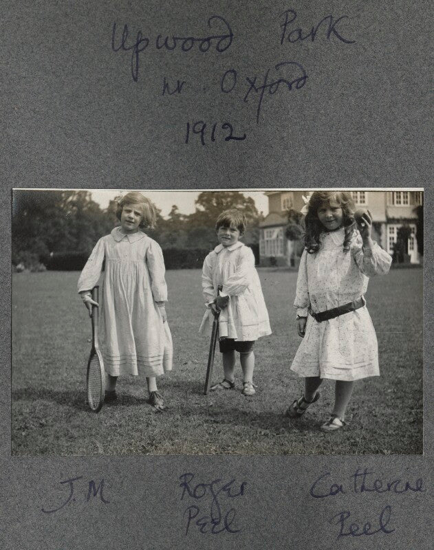 Julian vinogradoff (née morrell); john frederic roger peel; catherine emma eastwood (née peel) npg ax140297