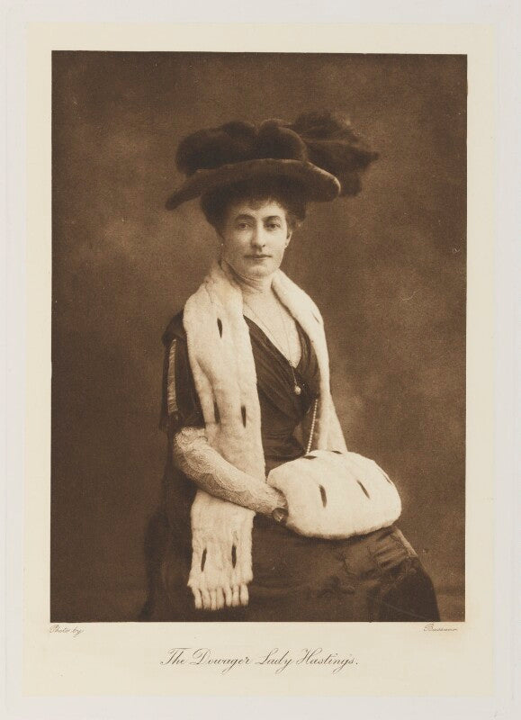 Elizabeth evelyn hastings (née harbord), lady hastings npg ax161353
