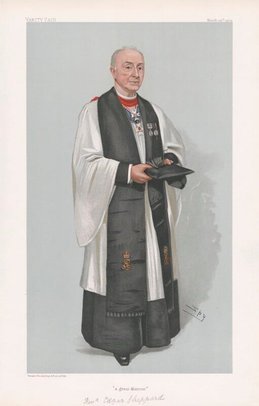 Edgar sheppard ('men of the day. no. 911. "a great marrier"') npg d45215