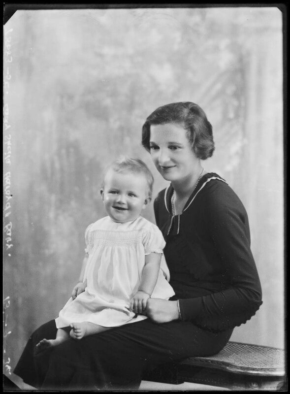 Lady sheila mary holroyd (née cairns); charles john holroyd npg x105103