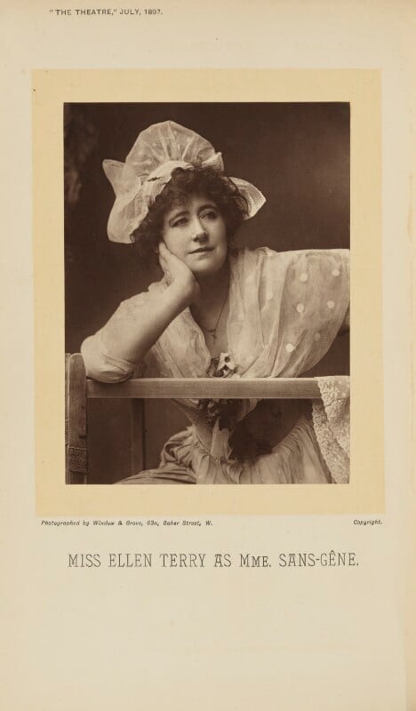 Ellen terry as madame sans gêne in 'madame sans gêne' npg ax28894