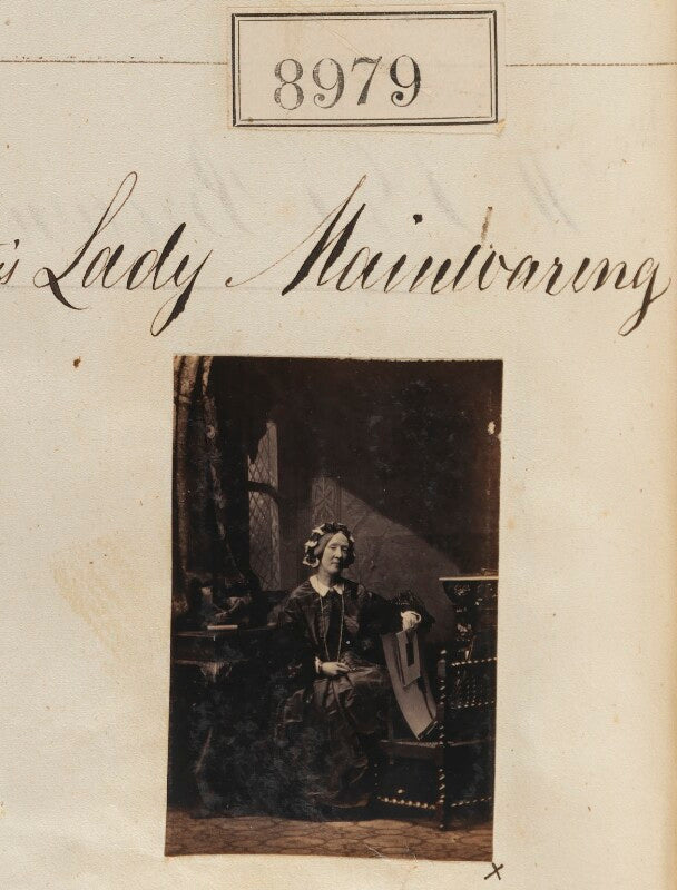 Emma (née tatton), lady mainwaring npg ax58802