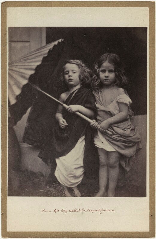 'paul and virginia' (william frederick gould; elizabeth keown) npg x18038