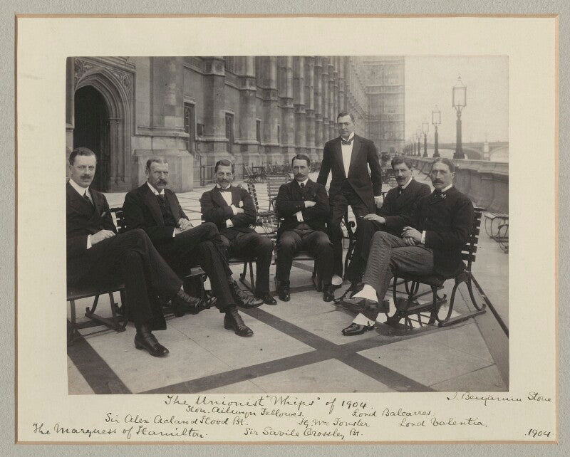 'the unionist "whips" of 1904' npg x135127