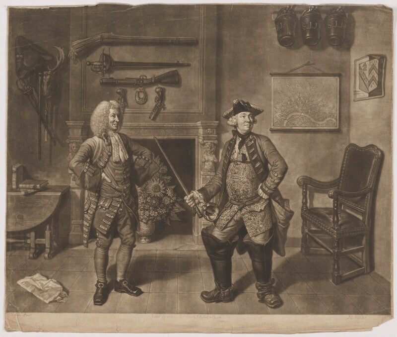 Mr foote in the character of major sturgeon in the mayor of garrat (mr hayes; samuel foote) npg d37713