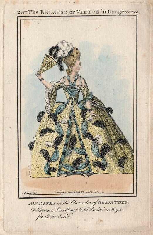 Mary ann yates as berinthia in vanbrugh's 'the relapse' npg d4953