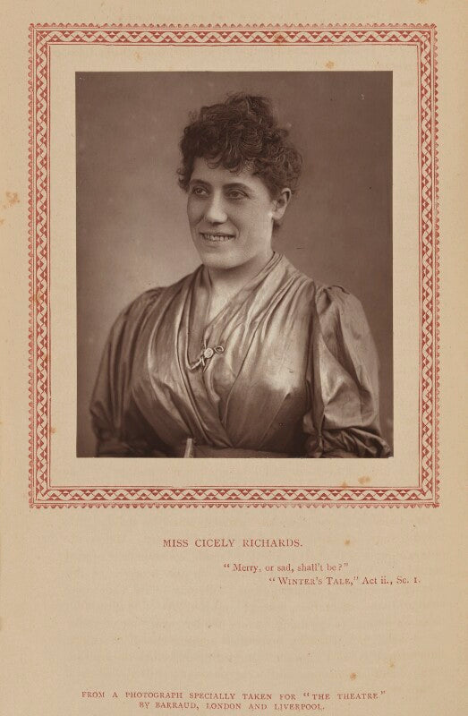 Cicely richards npg ax9349