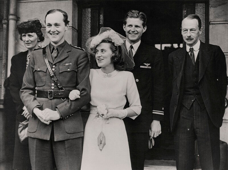 Wedding of william cavendish, marquess of hartington and kathleen (née kennedy), marchioness of hartington npg x139609