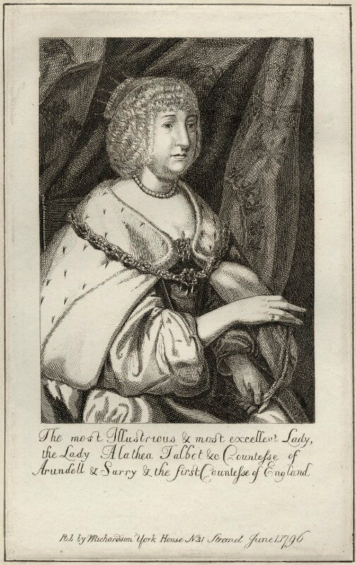 Aletheia talbot, countess of arundel npg d28399