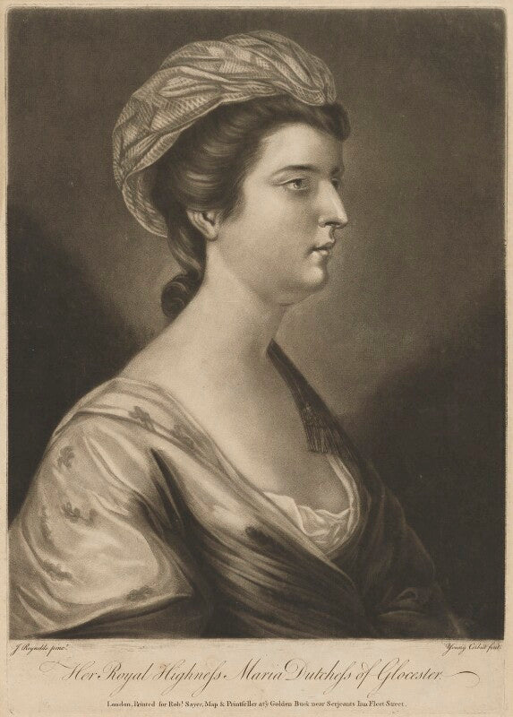 Maria (née walpole), duchess of gloucester and edinburgh npg d33043