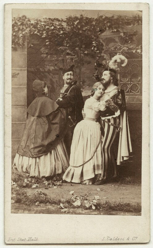 Unknown actress; jean baptiste faure; adelina patti; giovanni matteo mario npg x20490